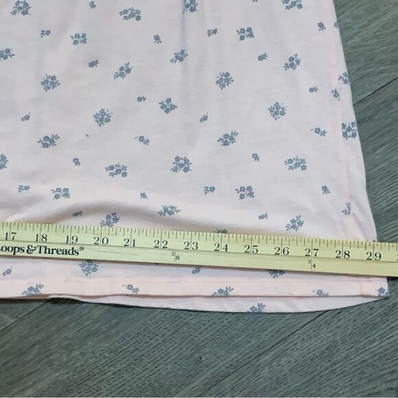 Croft & Barrow Pink NWOT Flannel Nightgown Women’s M Lace Trim Long Sleeve Maxi. - Picture 13 of 13